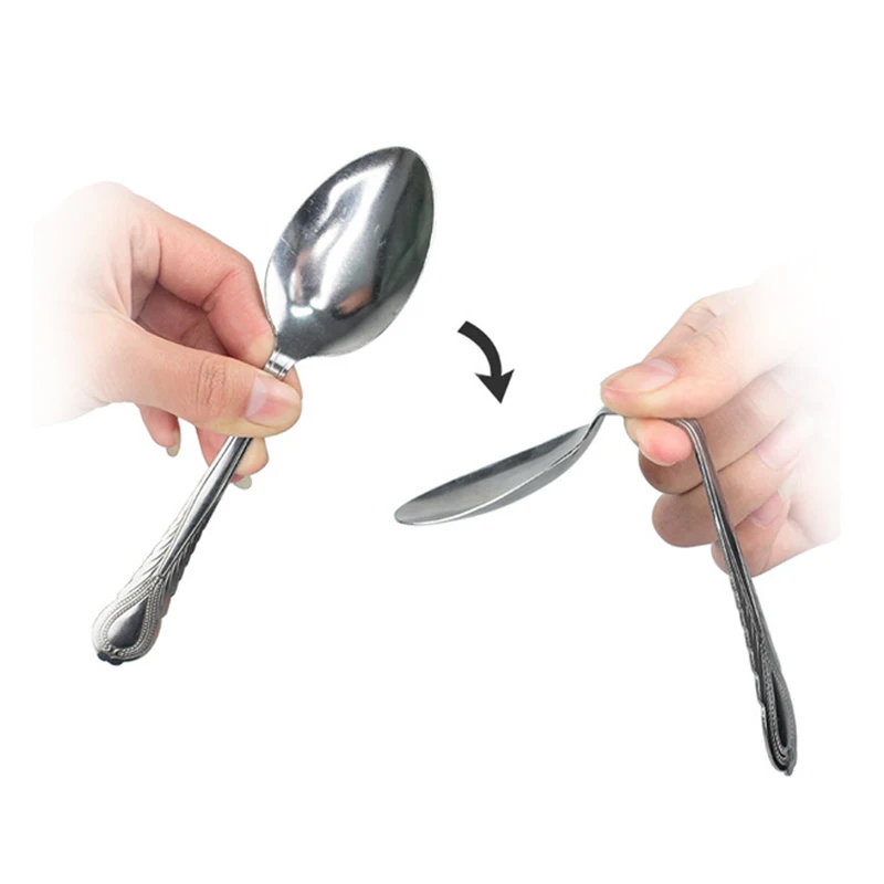 Bend Spoon Bending Magic Tricks Street Close Up Magic Tricks Classic Magic Toys