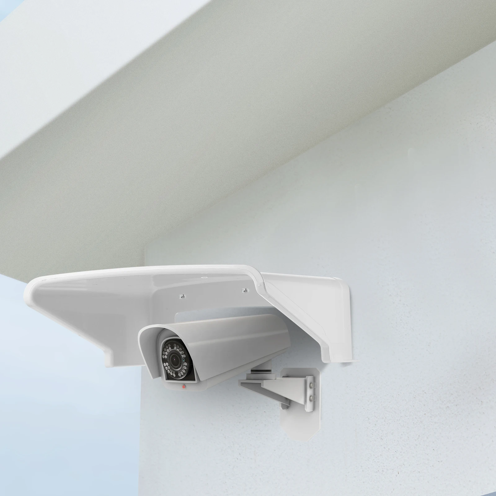 Security Camera Cover Universal Waterproof Camera Dust Cover Outdoor Security Camera Rain Cover Wall-Mount Camera Protect Shield