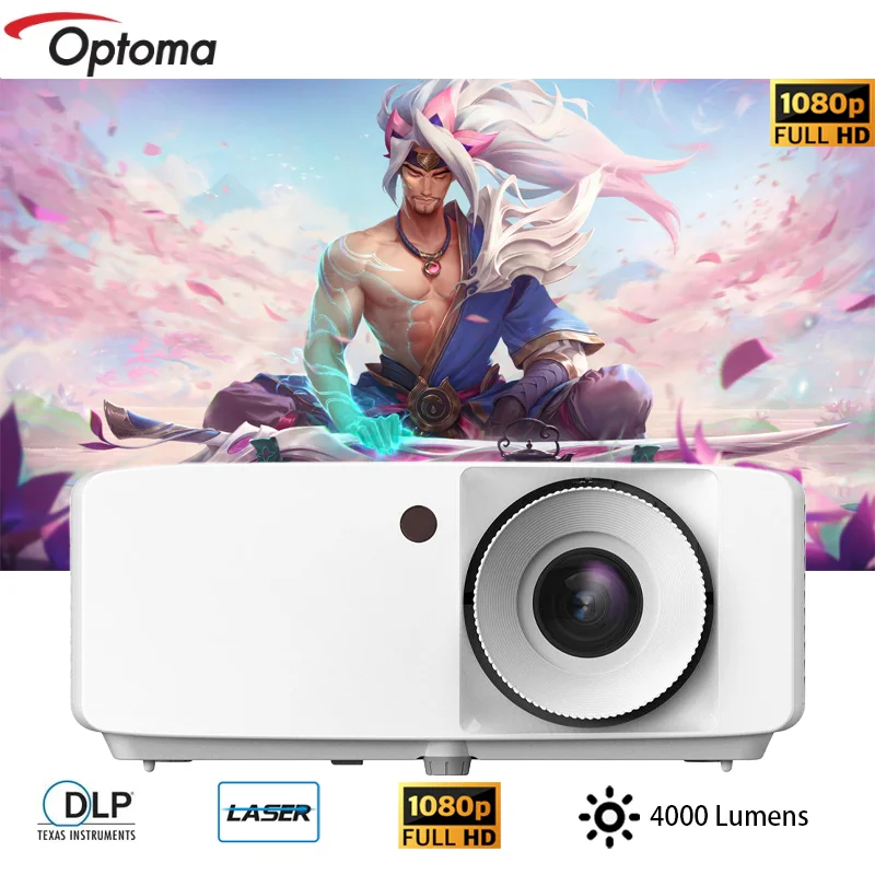 Optoma JNF7134 Laser 4k Projector DLP 1080p 4000 Lumens Full HD Meeting Beamer Smart 3D Business&Education Proyector