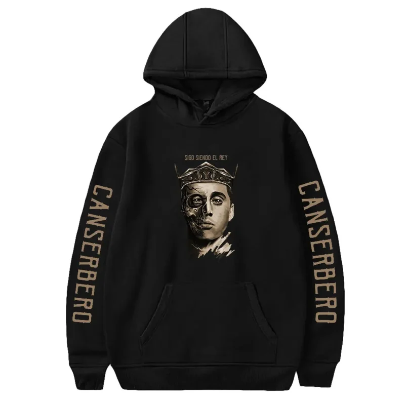 Singer Canserbero Oversized Women/Men Hoodie Sweatshirt Streetwear Hip Hip Pullover Hooded Jacket Casual Tracksuit Y2K Clothes