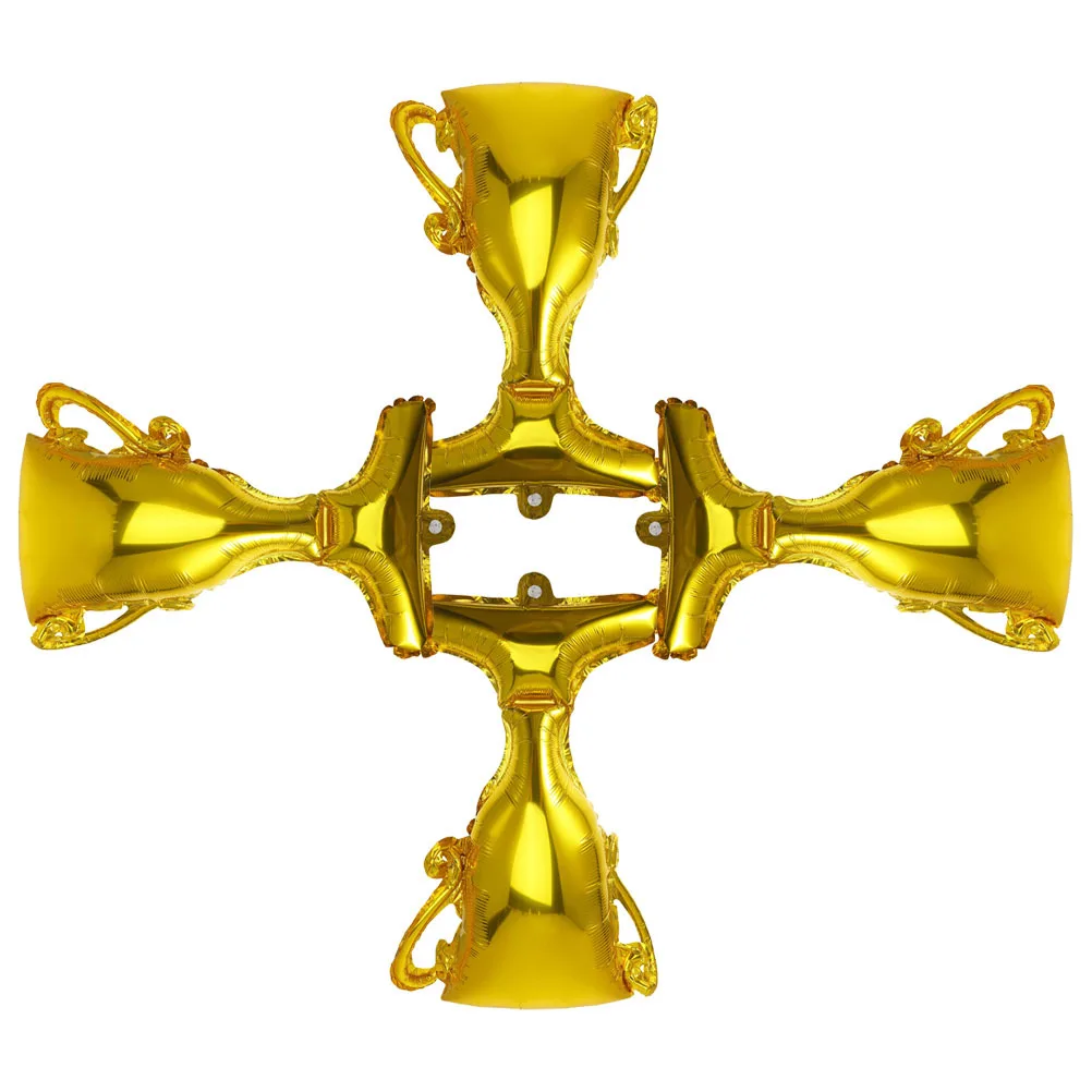 

4Pcs Aluminum Foil Trophy Balloons Graduation Party Decorations Graduation Ceremony Party Supplies Congratulations Balloons