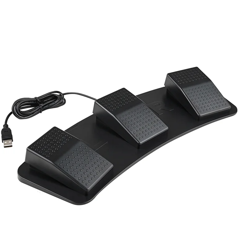 

USB Triple Foot Switcher Controller Key Customized Keyboard Gaming Multimedia Action Pedal for Computer