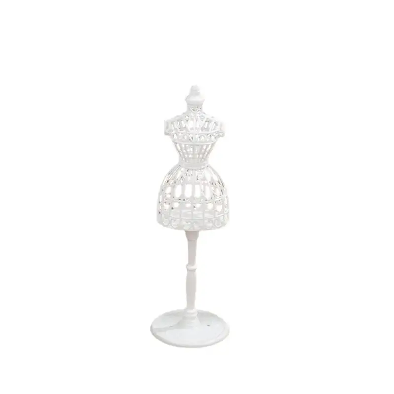 Mannequin Mini Dress Stand Form Model Creative Hollow Accessories Display Gown Miniature Maker Forms Sewing Female Body