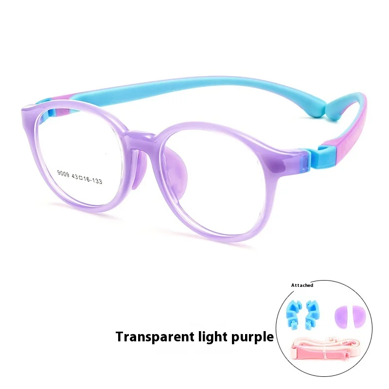 Flexible Unbreakable Kids Eyeglasses Frames Child Optic Prescription Glasses Frame No Diopter Baby Children's Eyewear Frames