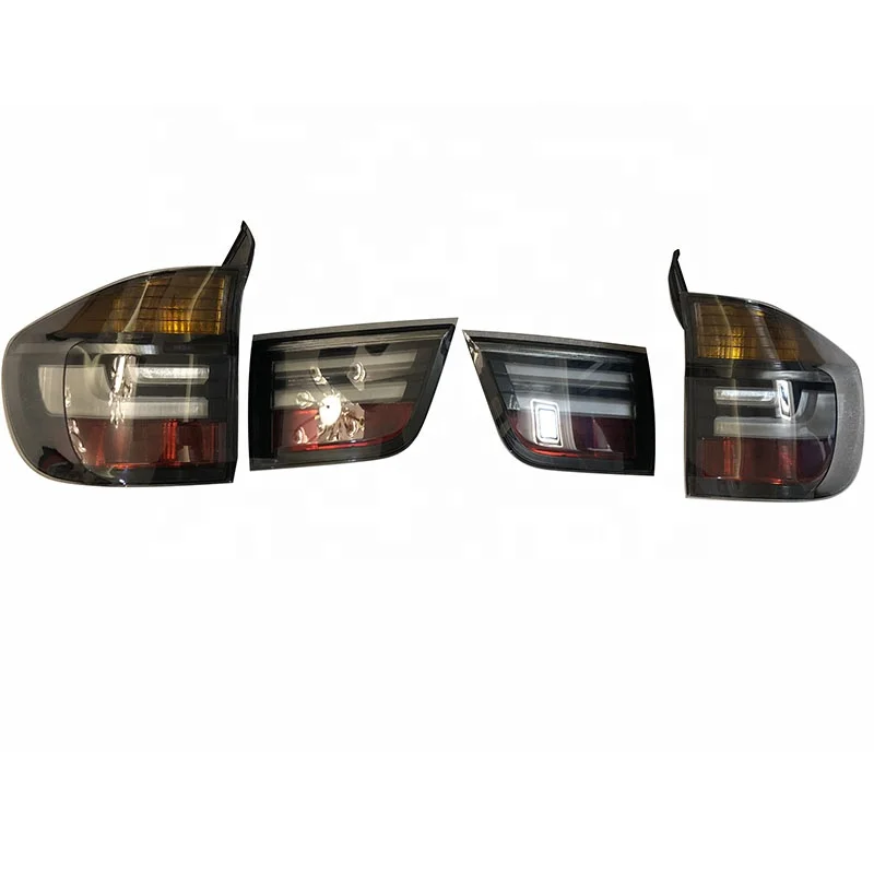 Smoked Lens LED Tail Light Compatible with BMW E70 X5 Series from Year 2007 to 2013