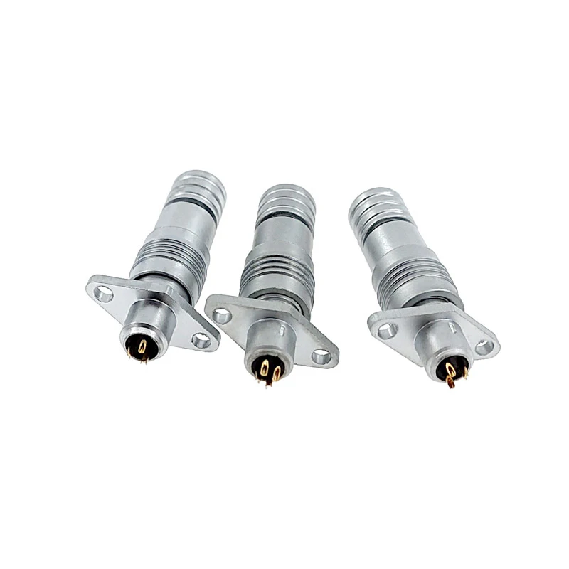 XS6 Micro Flange Small Push-Pull Connector Plug Socket 2/3/4/5 Core IP65 Interface - Electronic Component