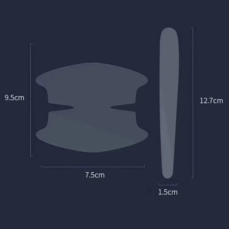 8 قطع من ملصقات مقبض الباب، ملصق واقٍ لباب السيارة مقاوم للخدش، طبقة حماية لوعاء الباب