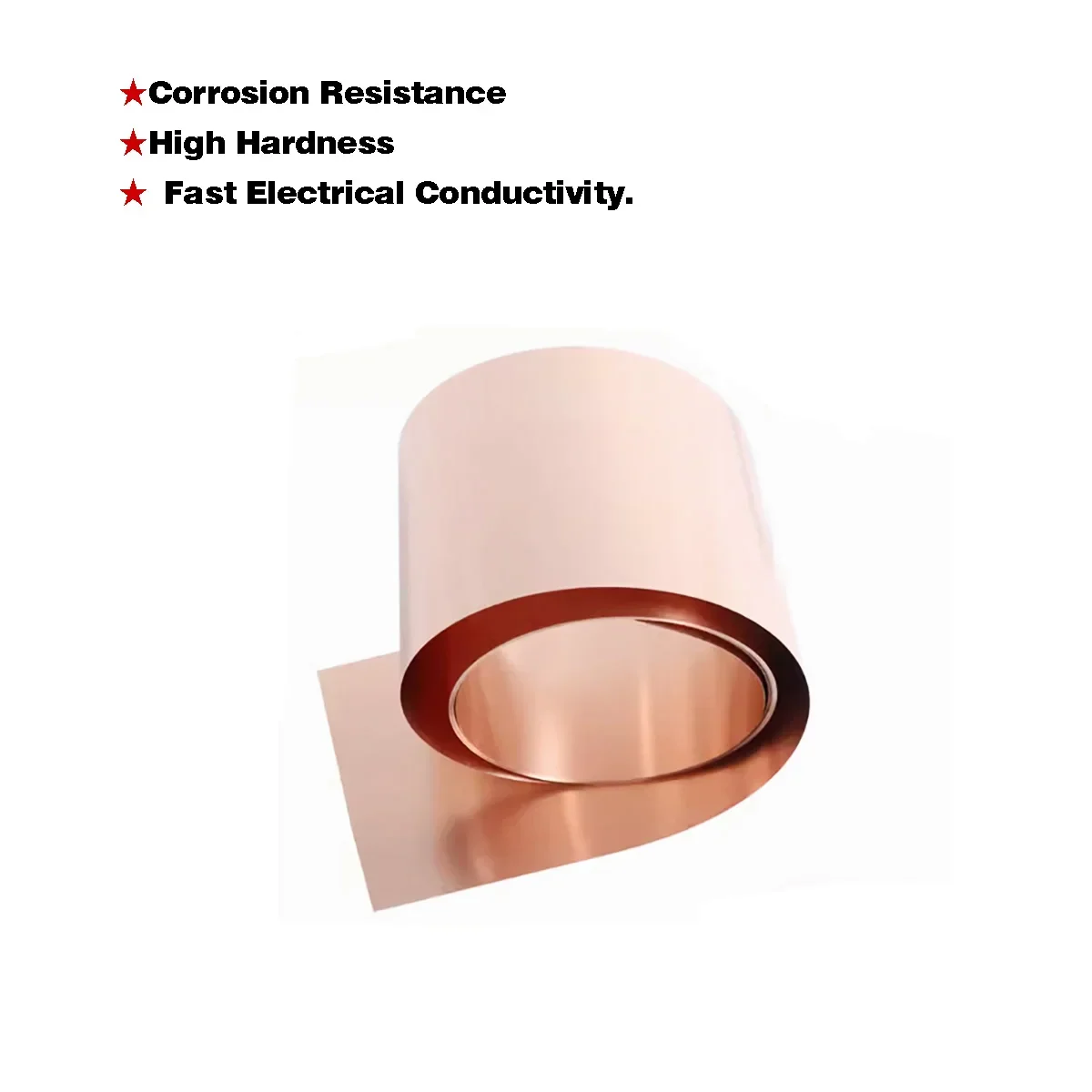 1 Meter Width 100-400mm 99.99% Pure Copper Foil Strip High Purity T2 Red Copper Shielded Sheet   Thickness 0.01mm -1mm