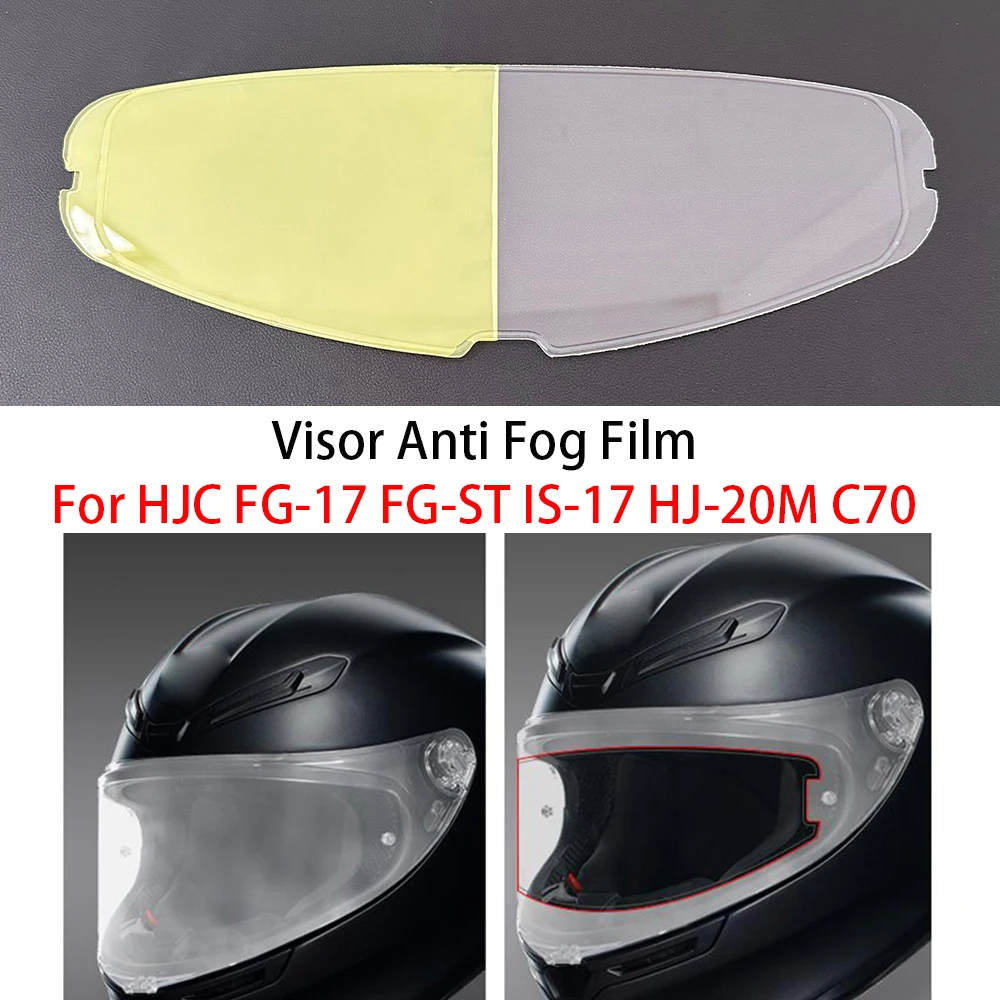 

Anti Fog Film For HJC FG-17 FG-ST IS-17 HJ-20M C70 Anti-fog Insert Sticker Mtorcycle Helmet Visor Accessories