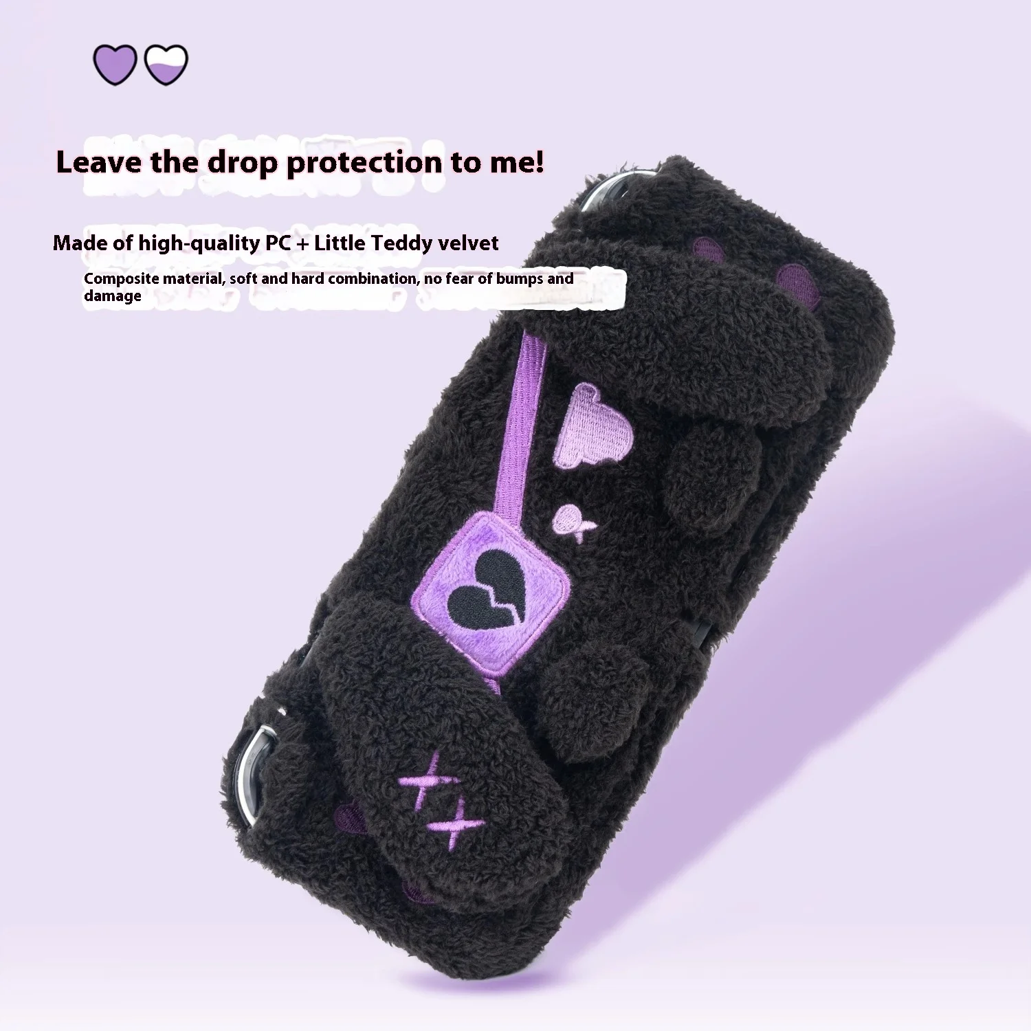 Newest Protective Case for Switch Shell Cover for NS Controller OLED Plush Rabbit Anti Fall Protect Case Gaming Accessories