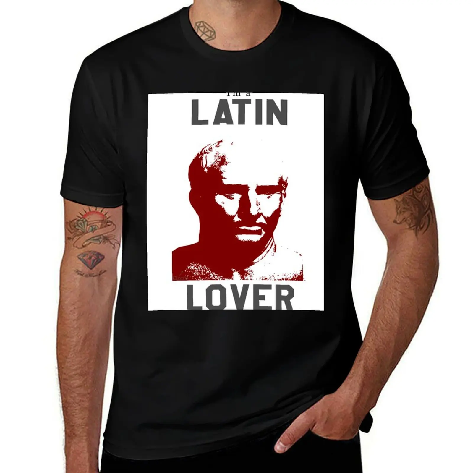 Latin Lover T-Shirt Big Size Short Sleeve Tee for Men T-Shirt