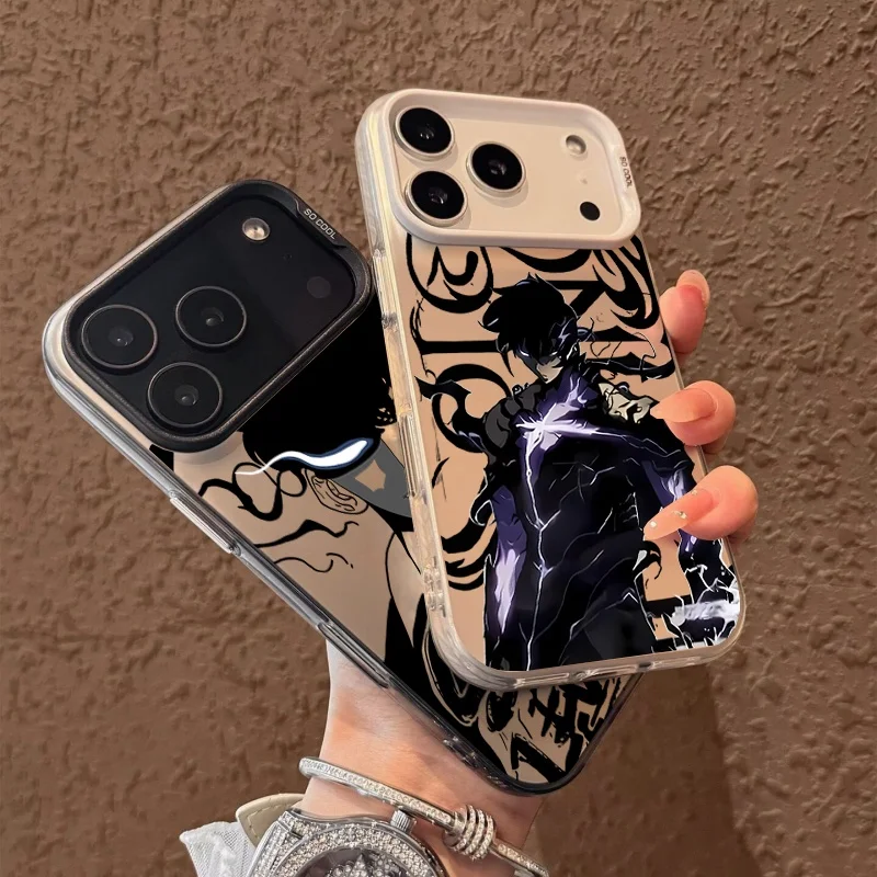 أنيمي سولو التسوية جراب هاتف ل ممن لهم رينو 14 13F 12F 11F 12 10 11 13 برو 8T 7 8 10 برو زائد A3X العثور على X8 غلاف الصلب IMD غطاء #2