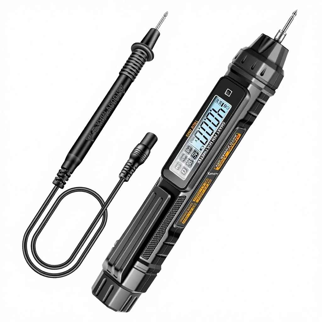 For Pen type high-precision digital multimeter 4000 count AC/DC voltage tester, professional ammeter, non-contact test