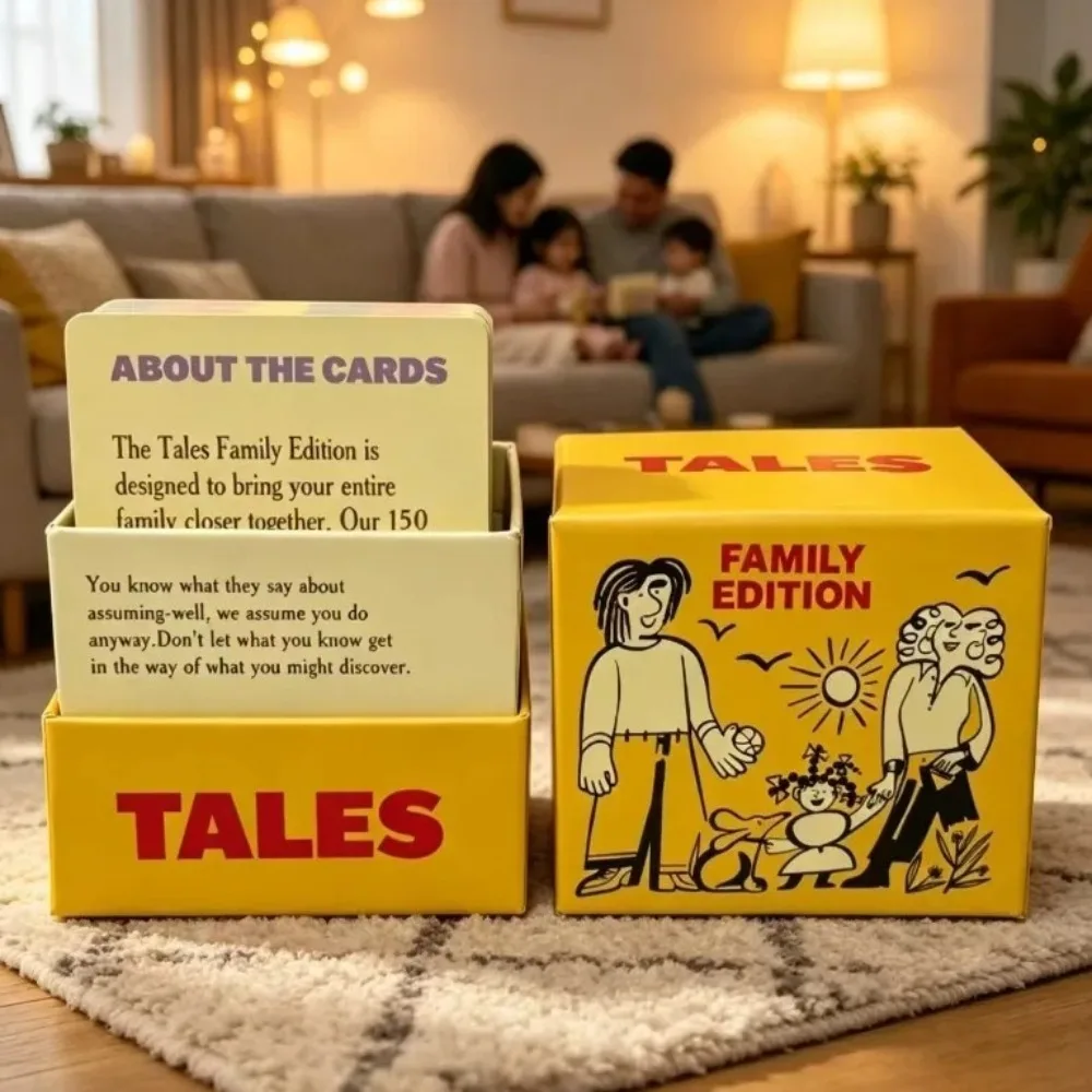 New 150pcs Card Conversation Starter Game Family Edition Fun Icebreaker for Adults and Family Gatherings Couples Card GameTalese
