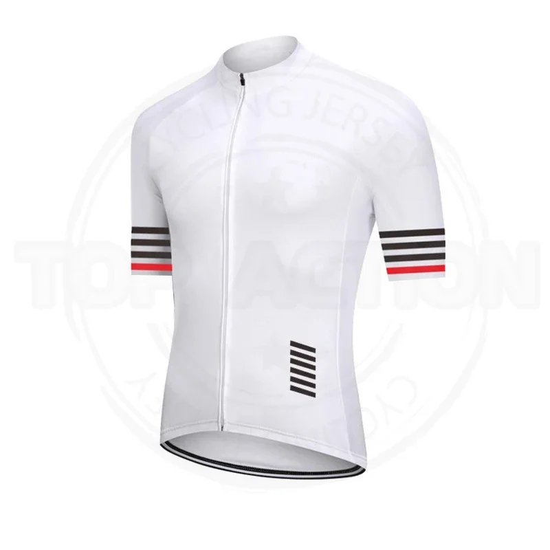 White Cycling Jersey Set Blue Summer Anti-UV MTB Men's Short Sleeve Cycling Clothes Black Quick Dry Sportswear Ropa Ciclismo