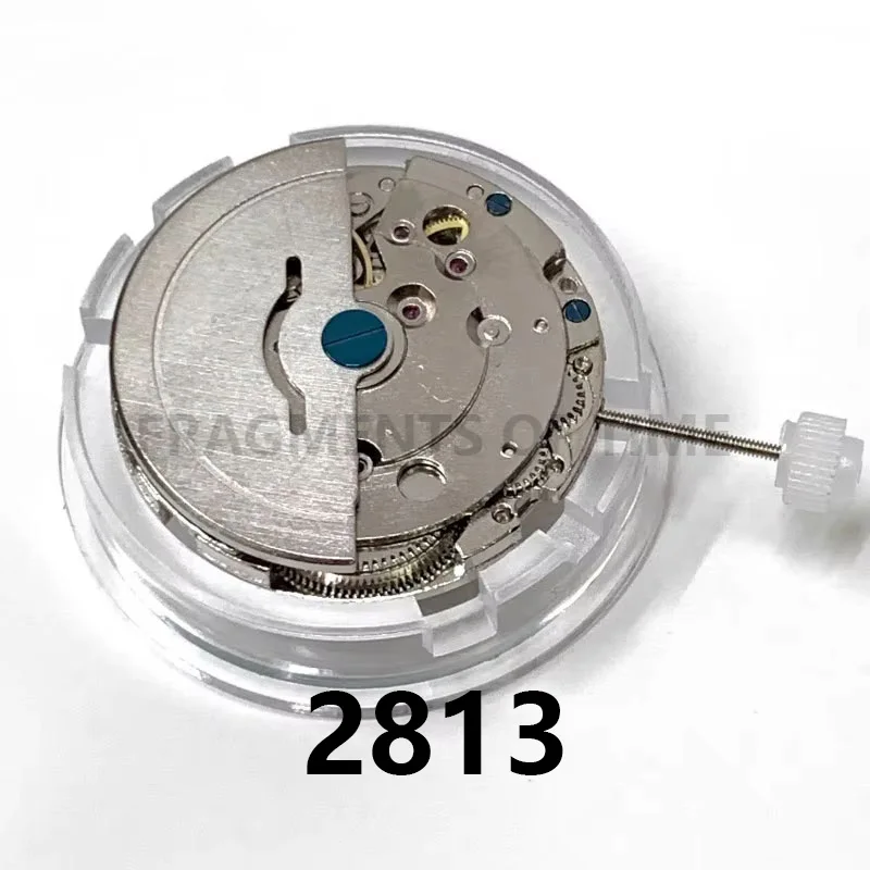 New Automatic Mechanical Movement Red Wheel Watch Accessories Chinese Pearl 2813 8215 8205 Movement Single Calendar