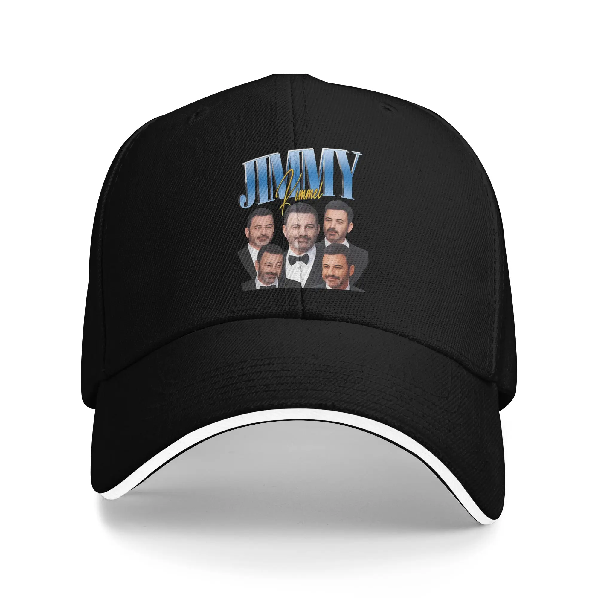 Jimmy Kimmel Host Poster Baseball Cap  Vintage Men Adult Trucker Hat Sunscreen Print Outdoor Sports Snapback Cap Birthday Gift