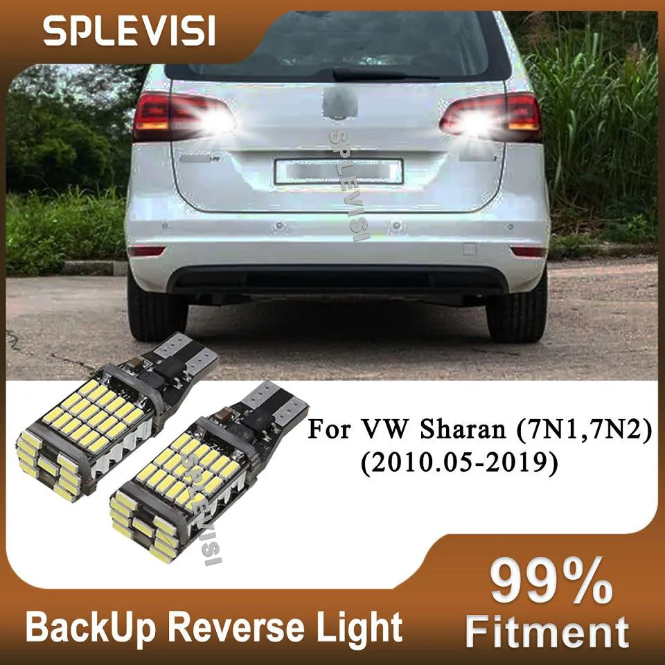 

2x LED Bulb Reverse Lights Conversion Kit 12v 6000K Fit For VW Sharan (7N1,7N2) 2010-2019 2018 2017 2016 2015 2014 2013 2012