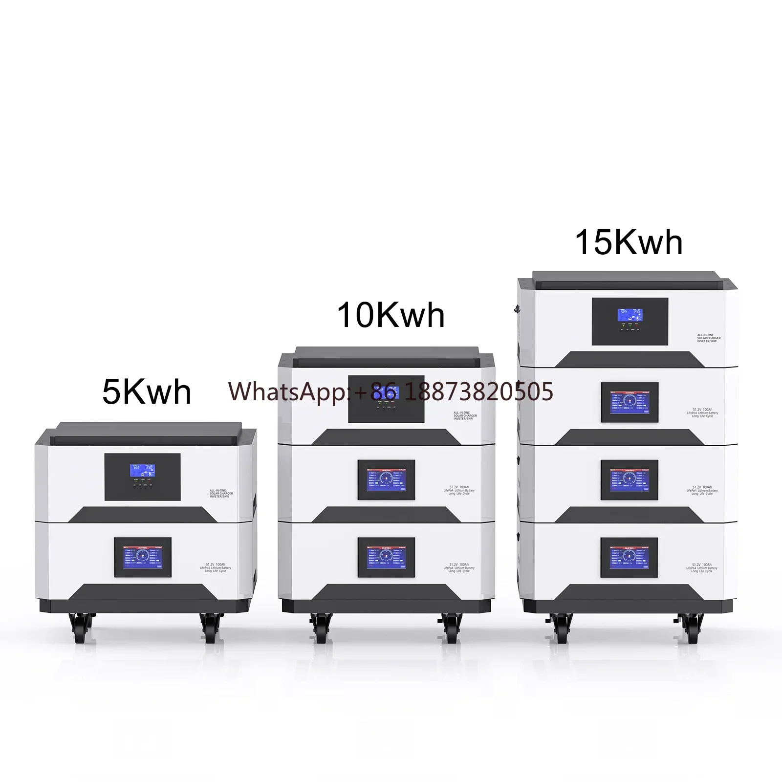 ZTGF 5kwh Solar Energy Storage System 48V 51.2V 100Ah 200Ah Stackable LiFePO4 Battery