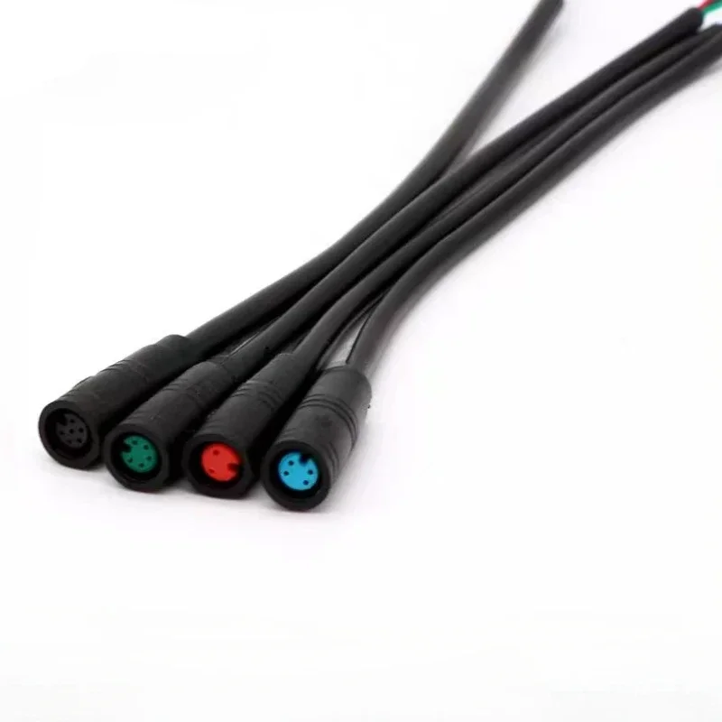 1 Set 6mm M6 2 3 4 5 Pin Stecker-Buchse Julet Elektrofahrrad-Steckverbinder Wasserdichter Roller-Bremskabel-Stecker Signalsensor – Detail 4