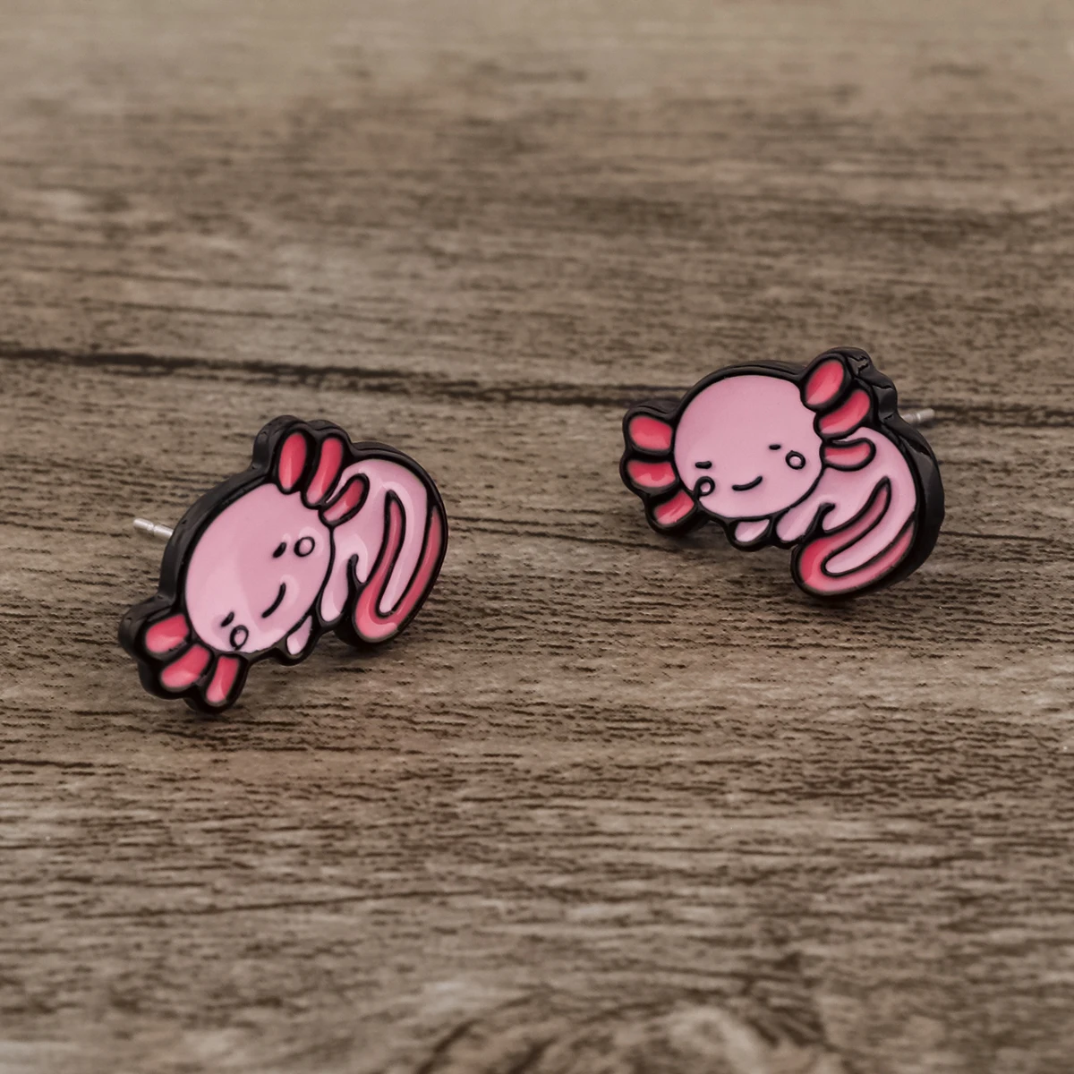 BG2319 Cute Axolotl Fashion Stainless Steel Earrings Stud Earring For Women Cartoon Earring Piercing Jewelry