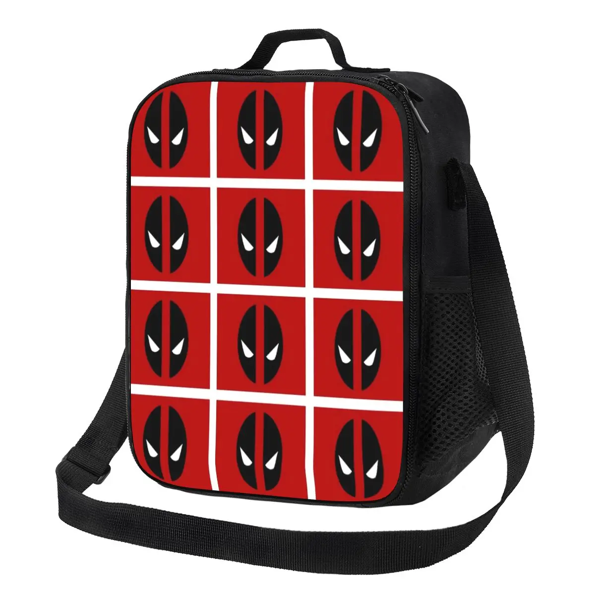 

Custom Deadpool Movie Insulated Lunch Bags for School Office Portable Thermal Cooler Bento Box Women Kids