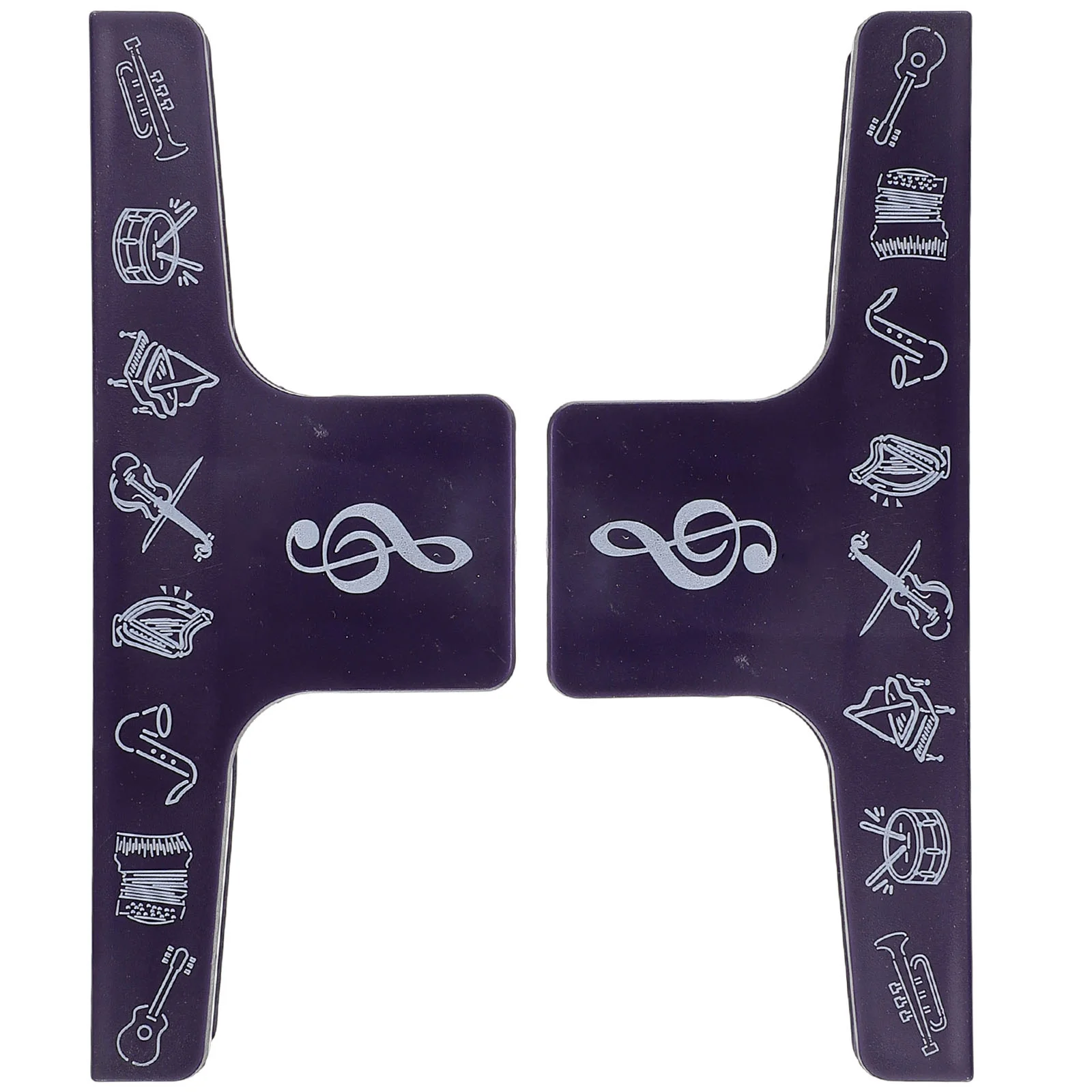 

2pcs Music Sheet Holder Clip Thicken Page Book Clips for Guitar Piano Score Binder Plastic Sheet Music Page Holder