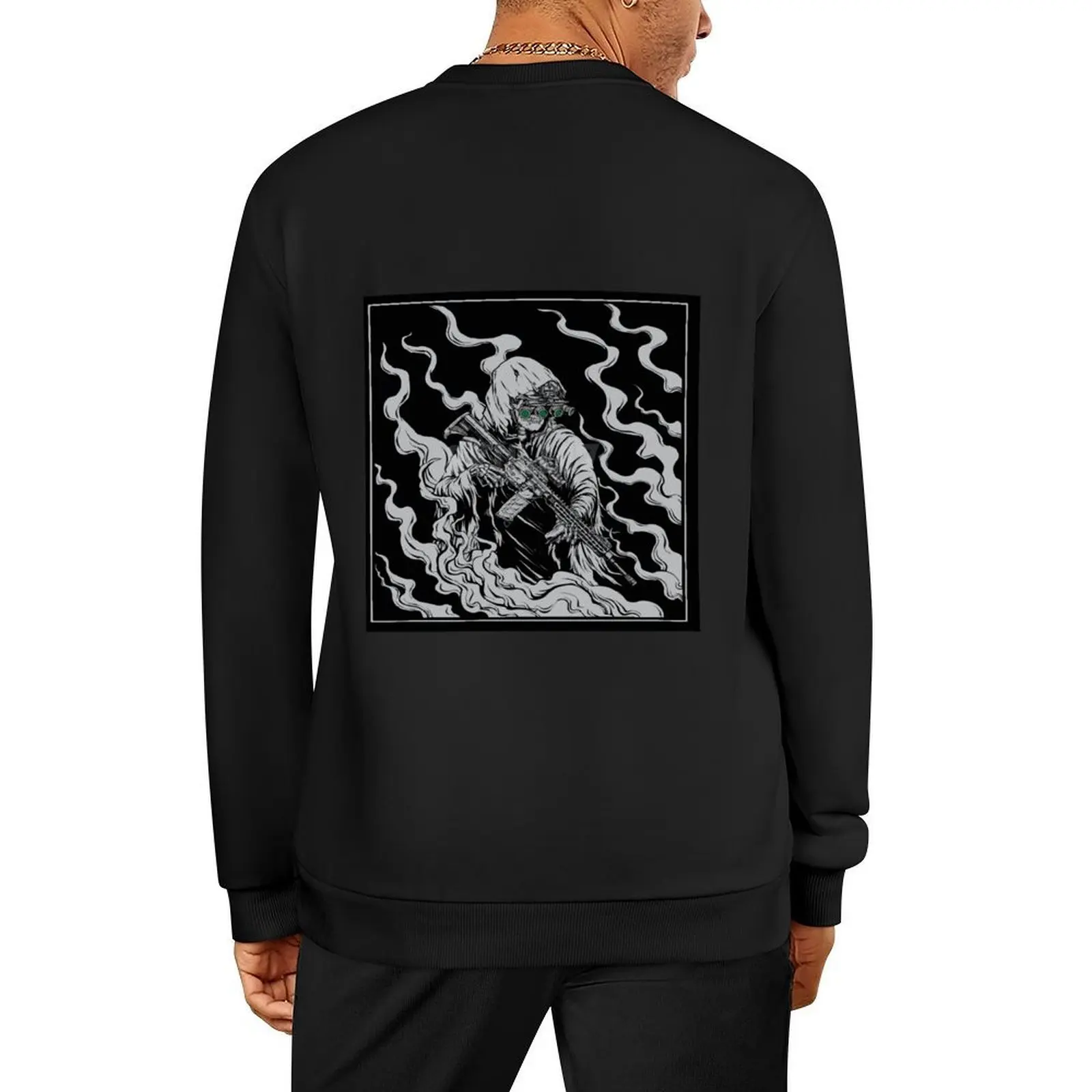 

Tactical Reaper Pullover men's sweat-shirt anime clothing men's coat mens clothing sweatshirts