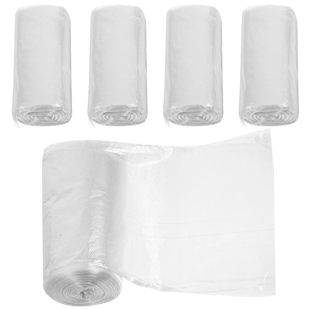 

300pcs Thick Garbage Bags HDPE Large Capacity Bathroom Kitchen Bedroom Office Trash Wastebasket Plastic Grocery Practical Design