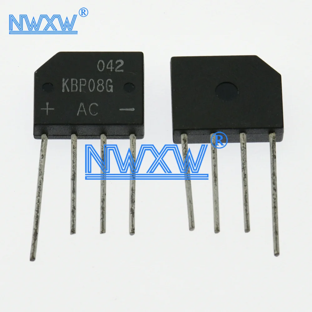 KBP08G bridge stack rectifier bridge direct insertion 4-pin KBP08G DIP-4 KBP08 KBPO8