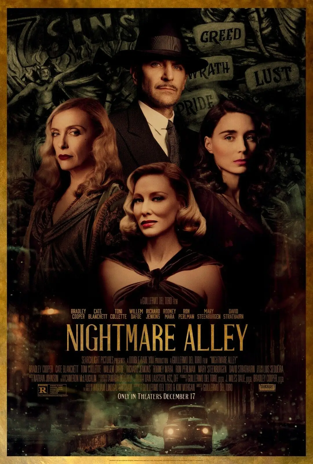 Nightmare Alley Movie Art Picture Print Silk Poster Home Wall Decor