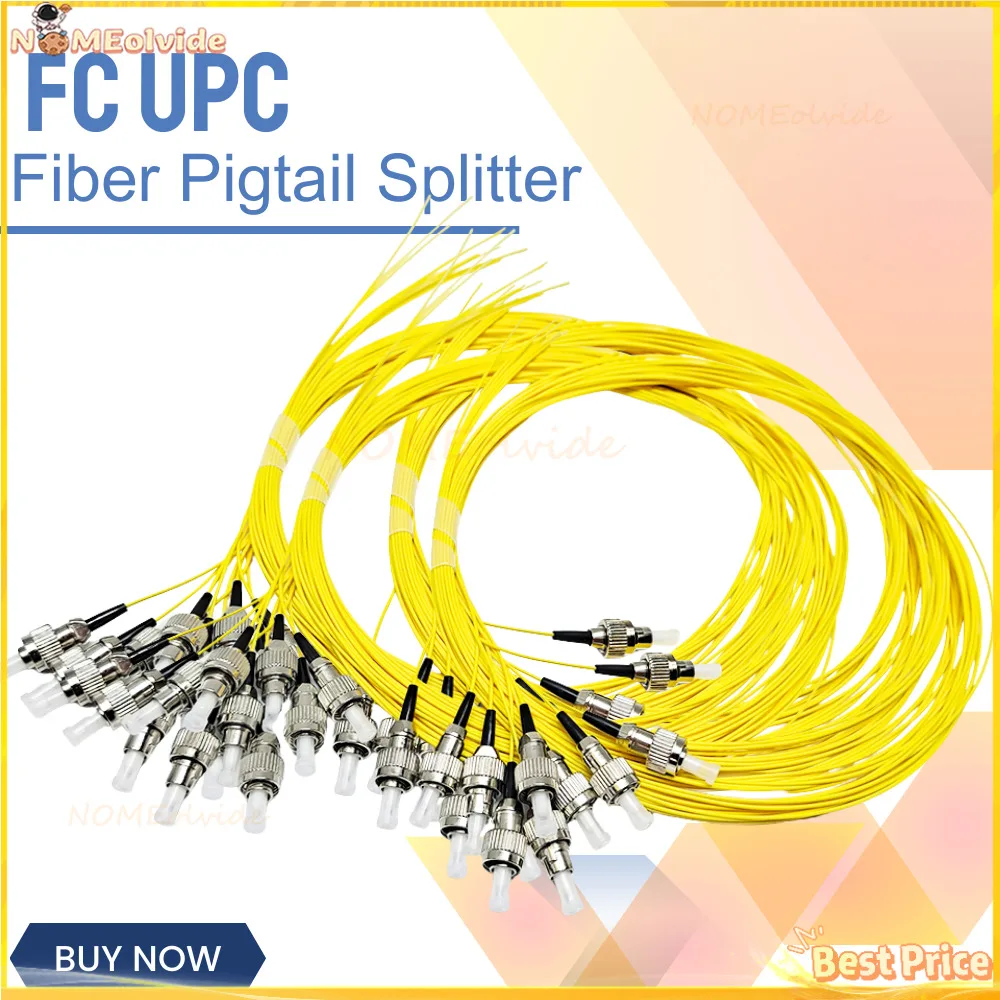 

FC UPC Pigtail Оптический разъем UPC 1,5 м SM FC G652D Одномодовый 0,9 мм LSZH Волоконный косичка