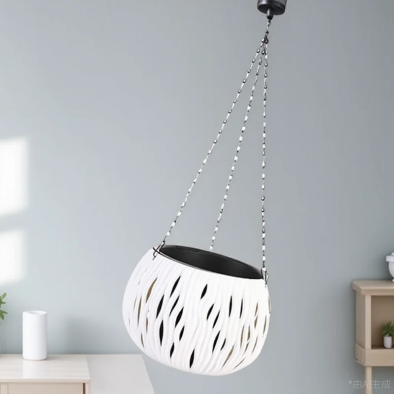

Flowerpot Plastic Suspend Planter Lightweight Decorative Planters For Indoor Outdoor Balcony Garden Supplies Wall Hanging