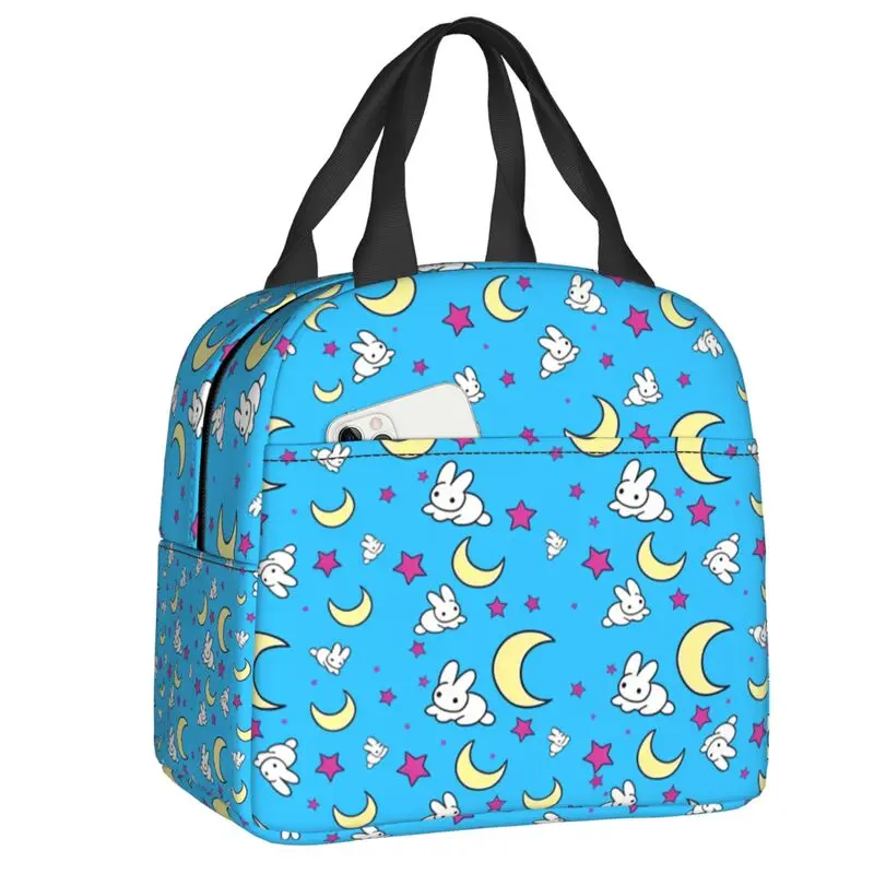 

Ланч-бокс с изображением аниме-персонажей Sailor Moon, герметичная термосумка для еды, многоразовая сумка-холодильник для школы и пикника для женщин и детей