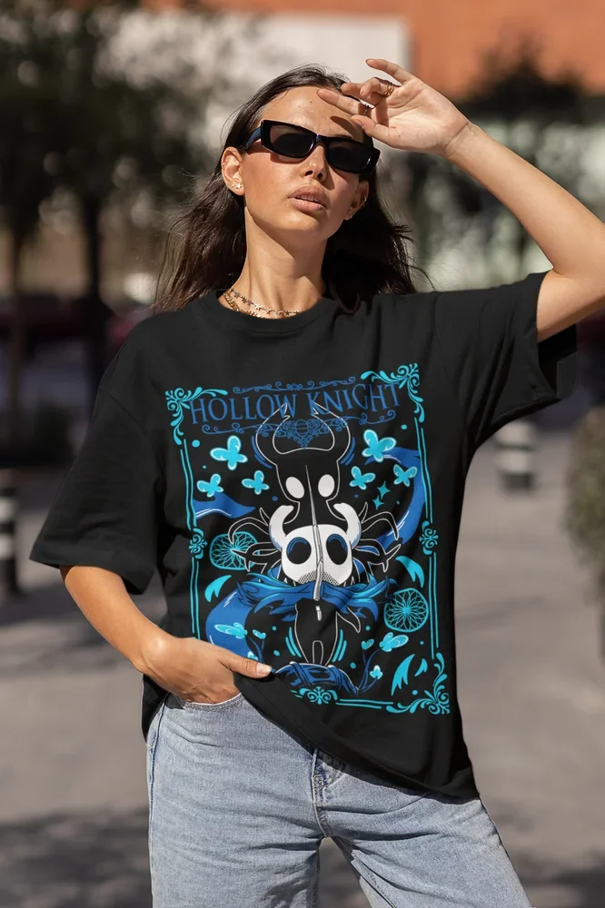 Hollow Knight Shirt Ghost Knight Graphic Art Gift T-Shirt Soft Tee