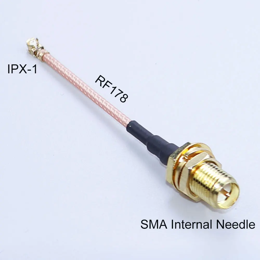SMA zu IPX-1 WLAN-Antennen-Verlängerungskabel RG178 RF 1.13 Kabel IPX zu RP-SMA Adapterleitung Modulverbindung Pigtail-Jumper – Detail 8