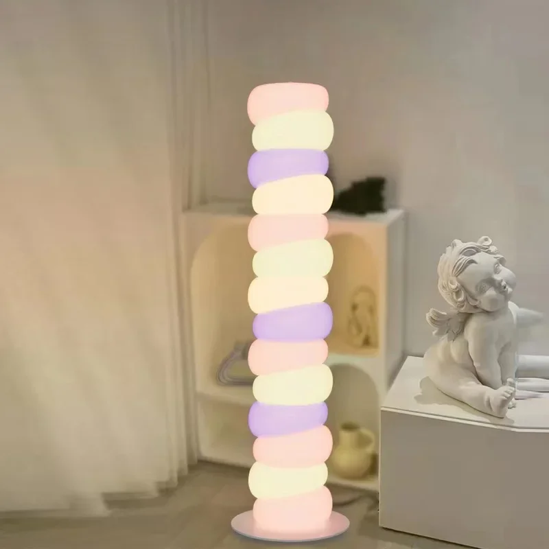 Gourd Living Room Floor Lamp Bedroom Decoration Rainbow Children Ambience Light Standing Lamp For Home Decor Indoor Lighting