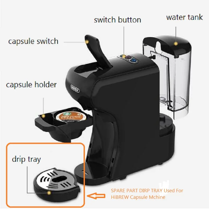 SPARE PART DIRP TRAY Used For HiBREW H1A Coffee Maker HIBREW Capsule Mchine