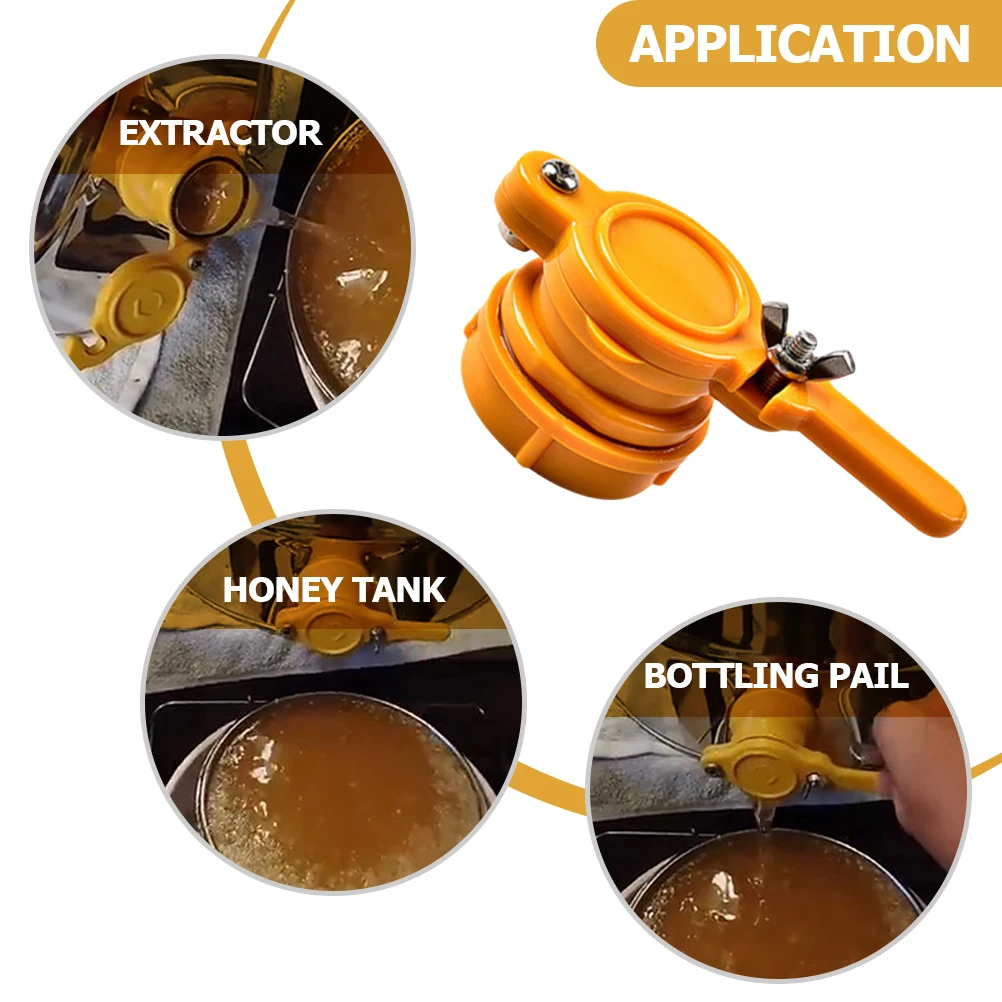 

Honey Accessories Small Hive Tool Beekeeping Beekeeper Extractor Accessory Yellow