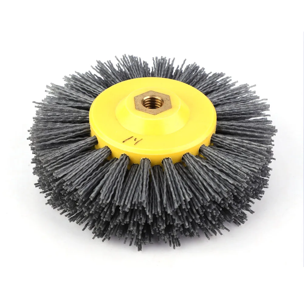 Schuurdraadborstel, polijstborstel, polijstwiel voor antieke stenen en houten objecten, 150 mm * M14.