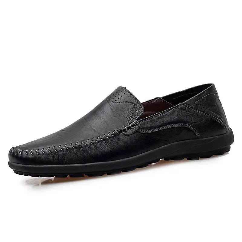 

large-sized new Leather shoes Men's loafers fashionable thick-soled lightweight mens sports shoes men business casual shoes