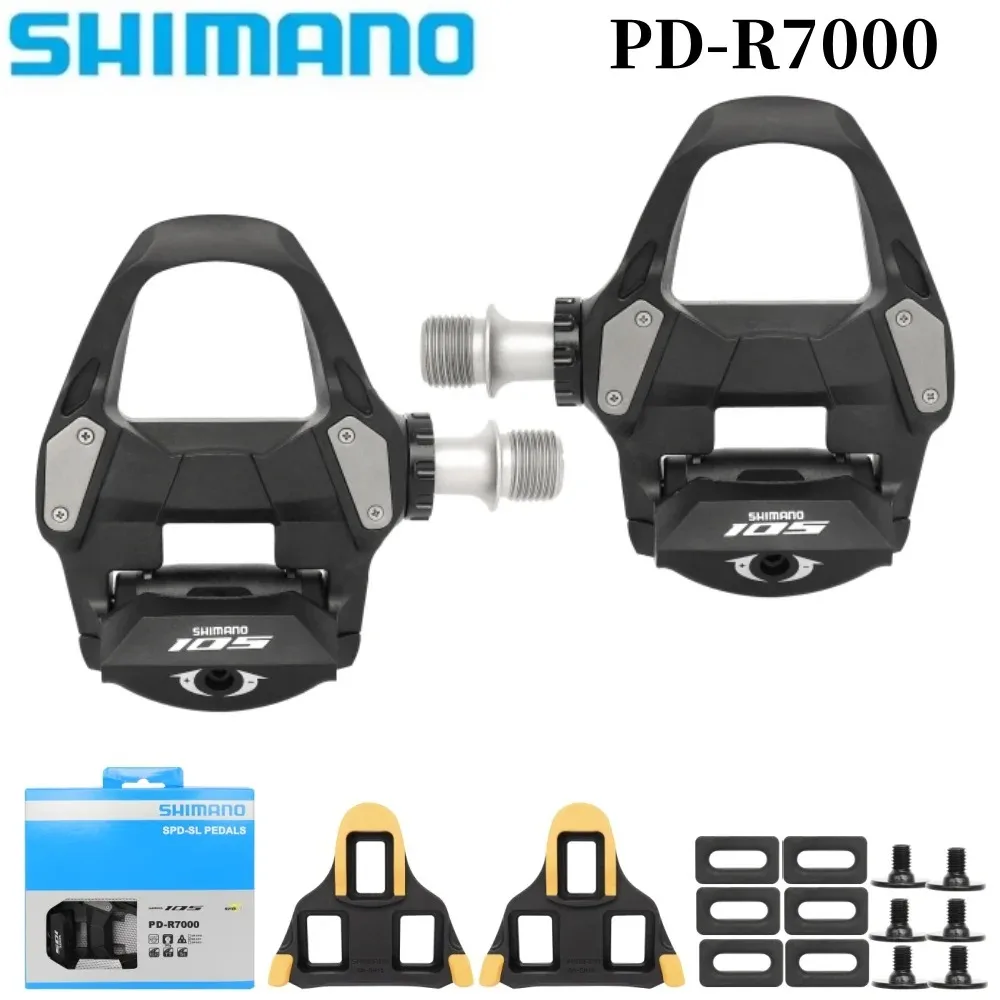 Shimano 105 PD-R7000 SPD-SL Road Bike Pedals Lightweight High