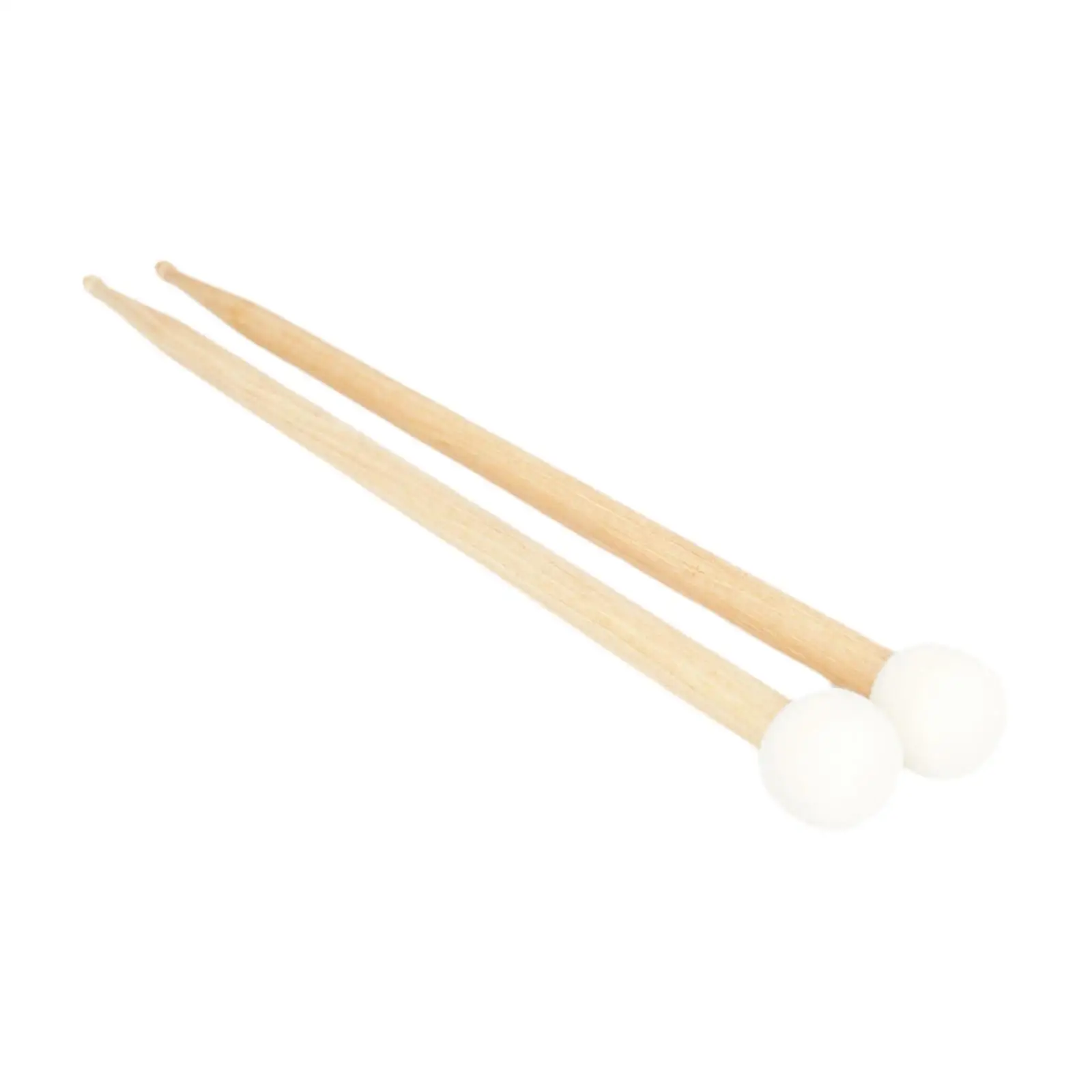 Drum Practice Pad Compatible Felt Head Timpani Stick Percussion Exercise Tool for Training and Performance