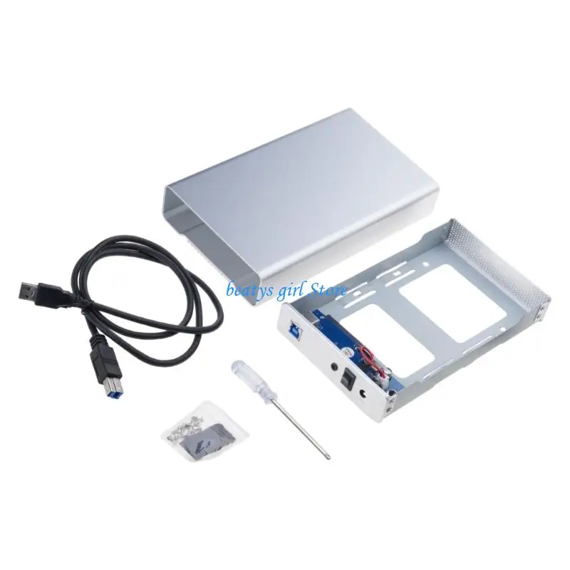 

C7AB Blueendless 3.5in Hard Disk Box USB3.0 /Type C HDD 3.5'' Desktop Enclosure