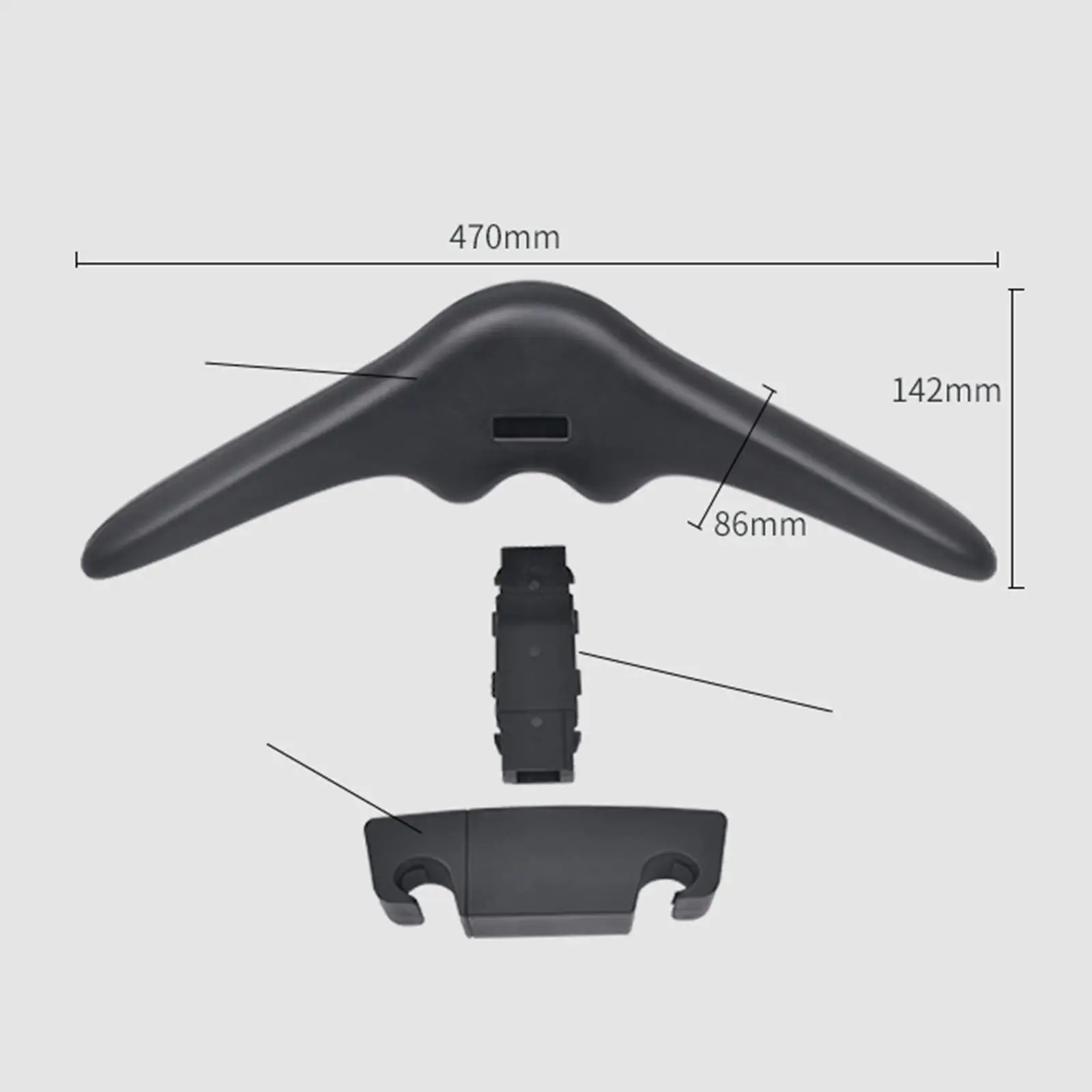 Car Coat Hangers PU Leather Safety Hanger Handle Hanging Hook Headrest Clothes