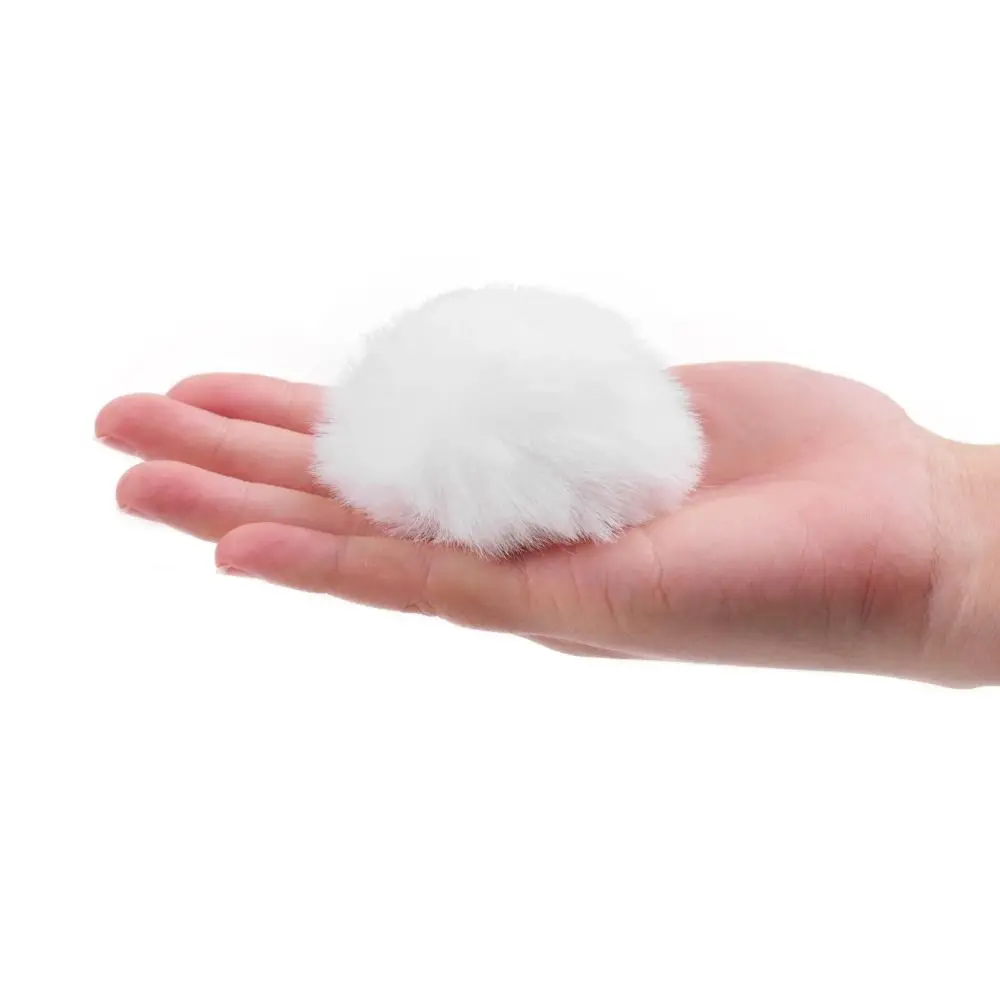 1Pcs Elastic Microphone Windshield Fit 0.5-1.5cm Universal Mic Furry Fur Comfortable Wind Muff Microphones Cover