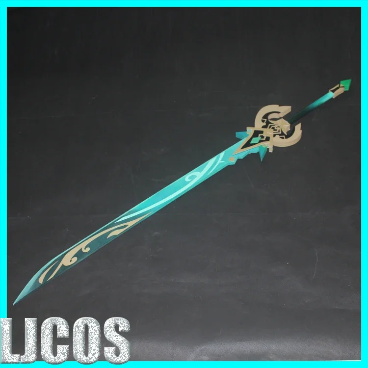 Game Genshin Impact Sword Primordial Jade Cutter Keqing Xiao Weapon Cosplay Props for Halloween Carnival Christmas