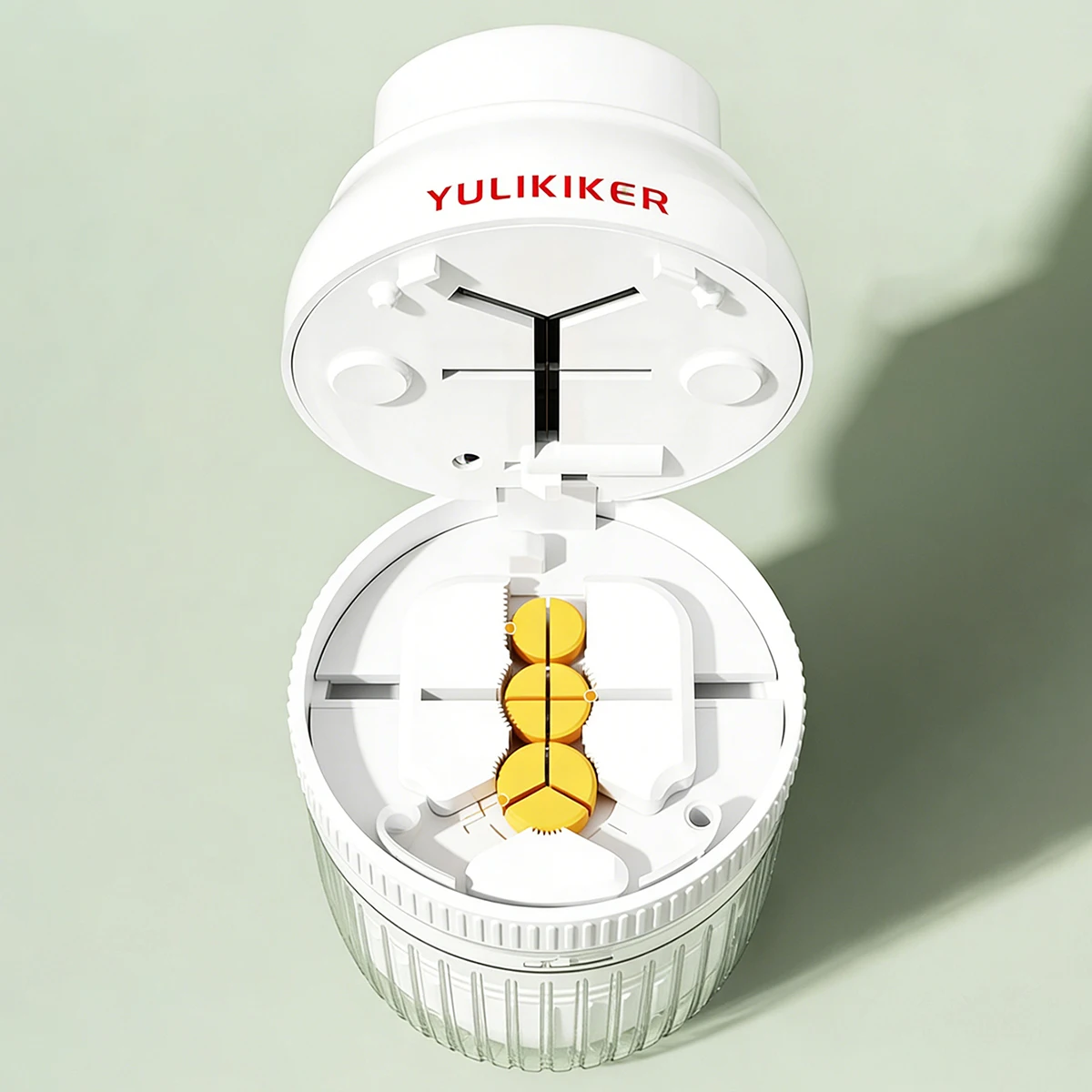 Portable Pill Splitter, Cutter and Grinder with Pill Box