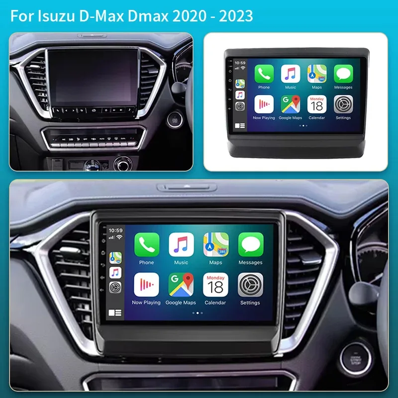 Android 15 System Car Radio Stereo For Isuzu D-Max Dmax 2020 2021 2022 2023 Auto Multimedia Player Head Unit with Carplay Screen