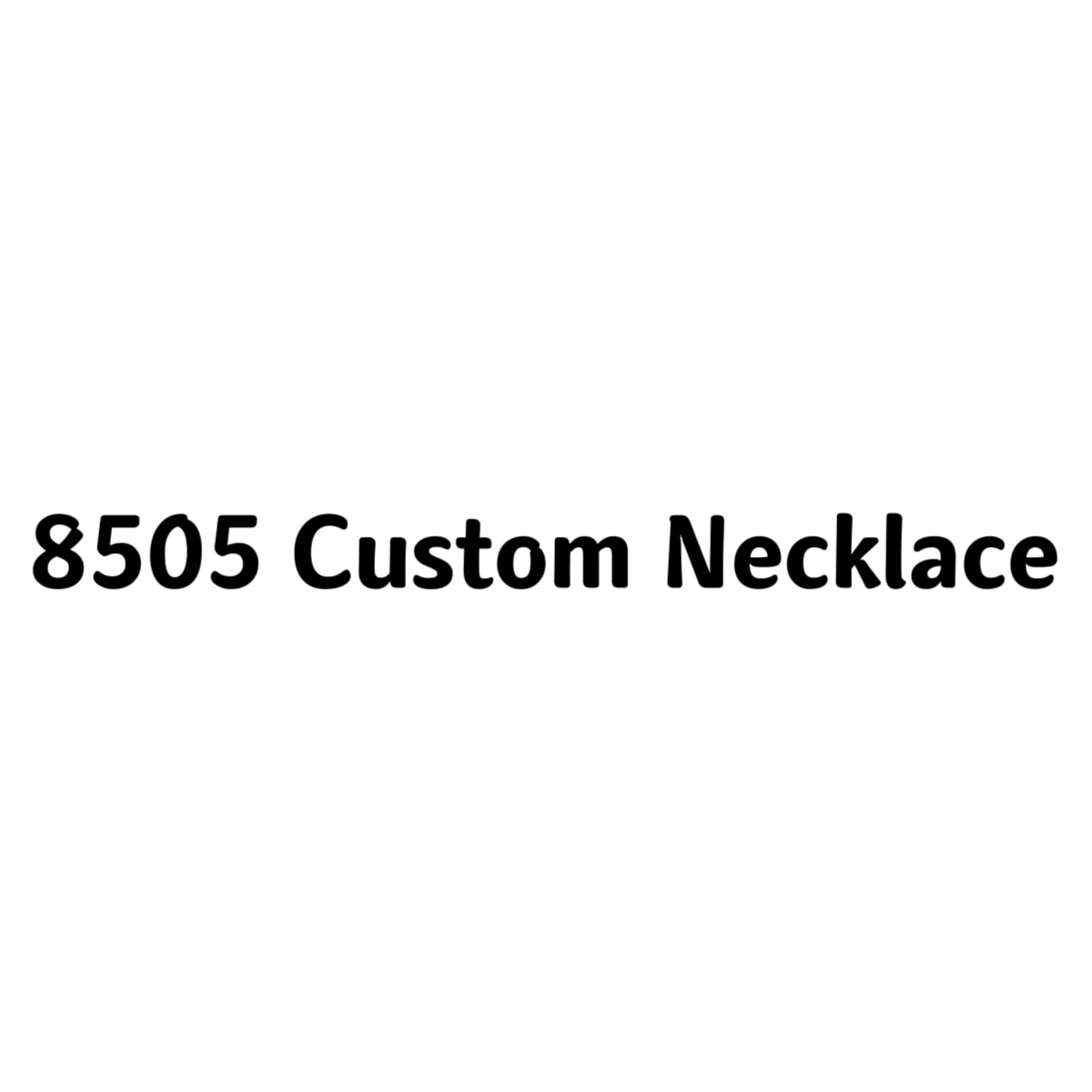 Custom Necklace Stainless Steel Jewelry